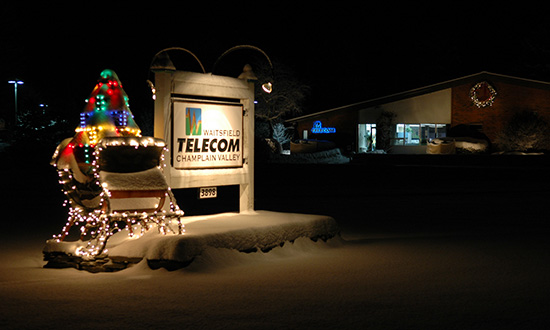 Sled with snow